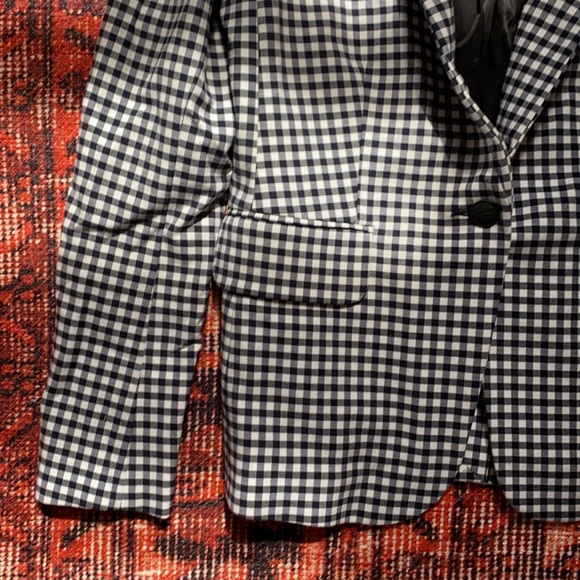 Rag & Bone Archer Gingham Plaid Blazer - Picture 7 of 8